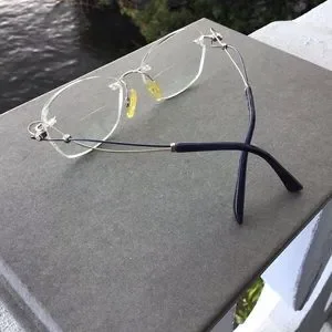 Line Art Charmant XL2064 Titan Excellence Eyeglasses Rimless Oval Titanium Japan Line Art by Charmant XL 2064 Eyeglasses | FREE Shipping  main image 2